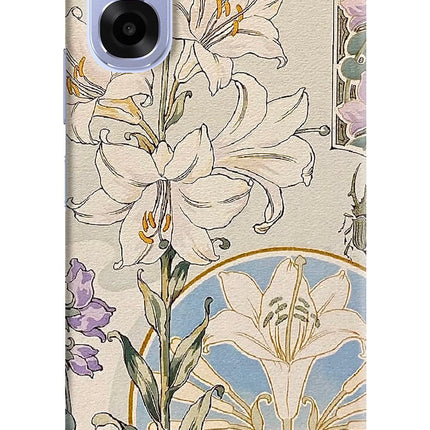 White Lily OPPO K14x 5G Hard Case Back Cover by Casekaro