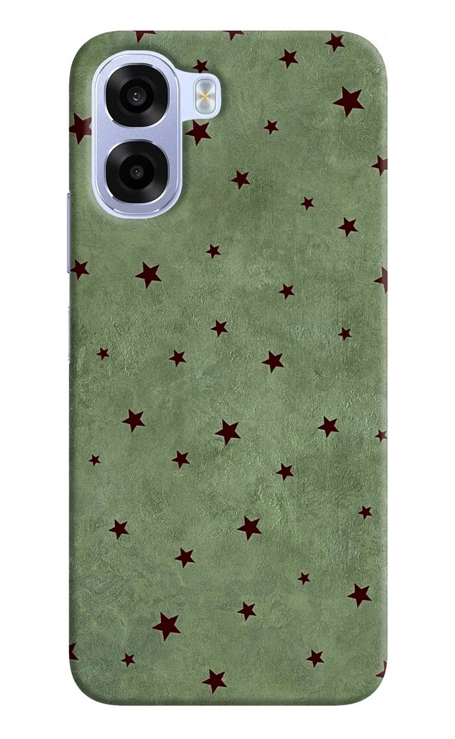 Green Stars OPPO K14x 5G Hard Case Back Cover by Casekaro