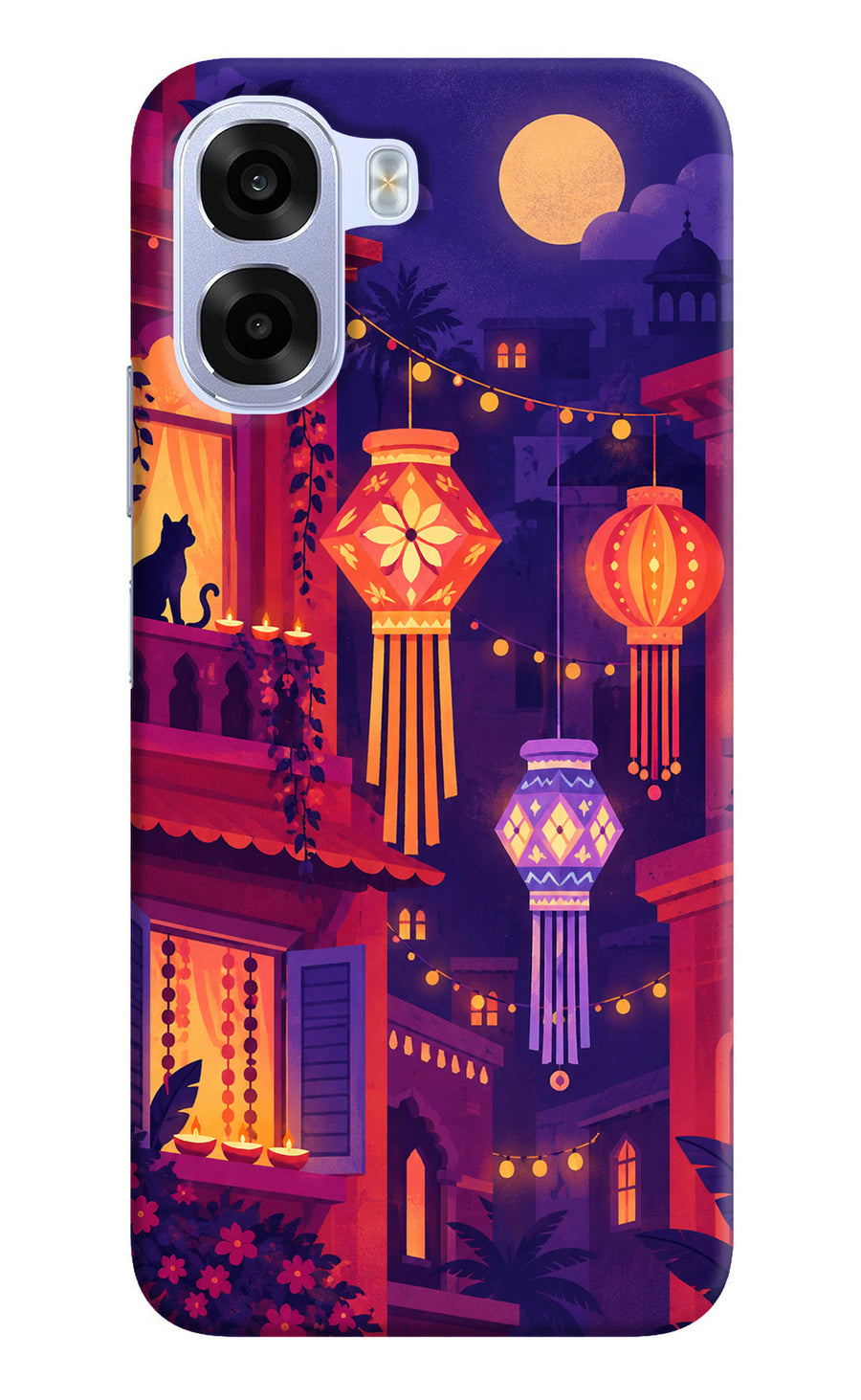 Lantern Lane OPPO K14x 5G Back Cover, Hard case