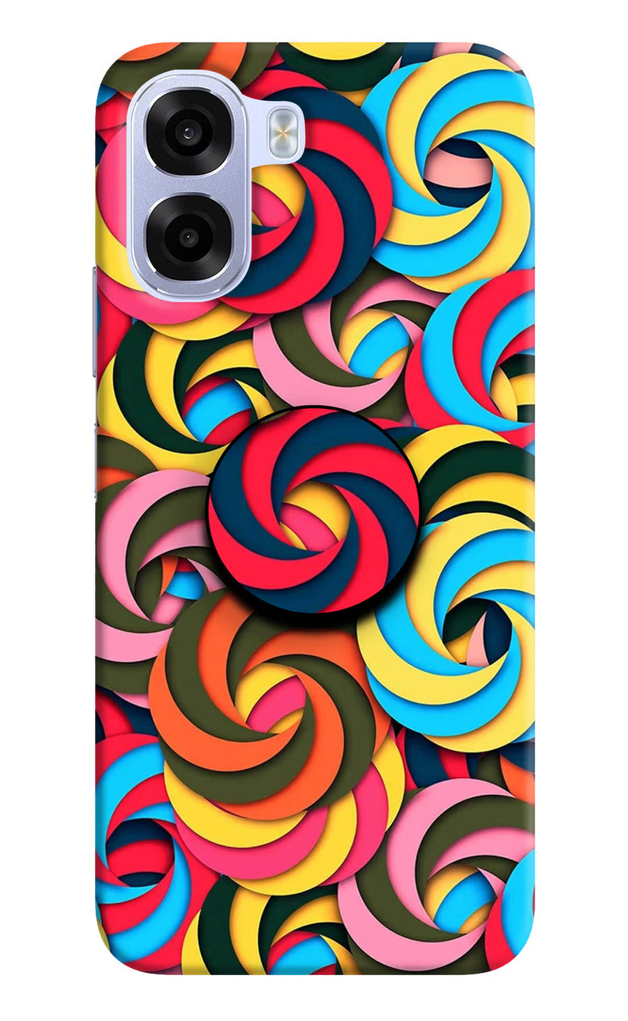 Spiral Pattern OPPO K14x 5G Pop Case, Hard case