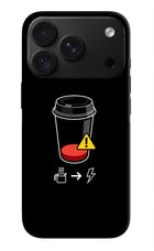 Coffee iPhone 18 Pro Hard Case Back Cover by Casekaro
