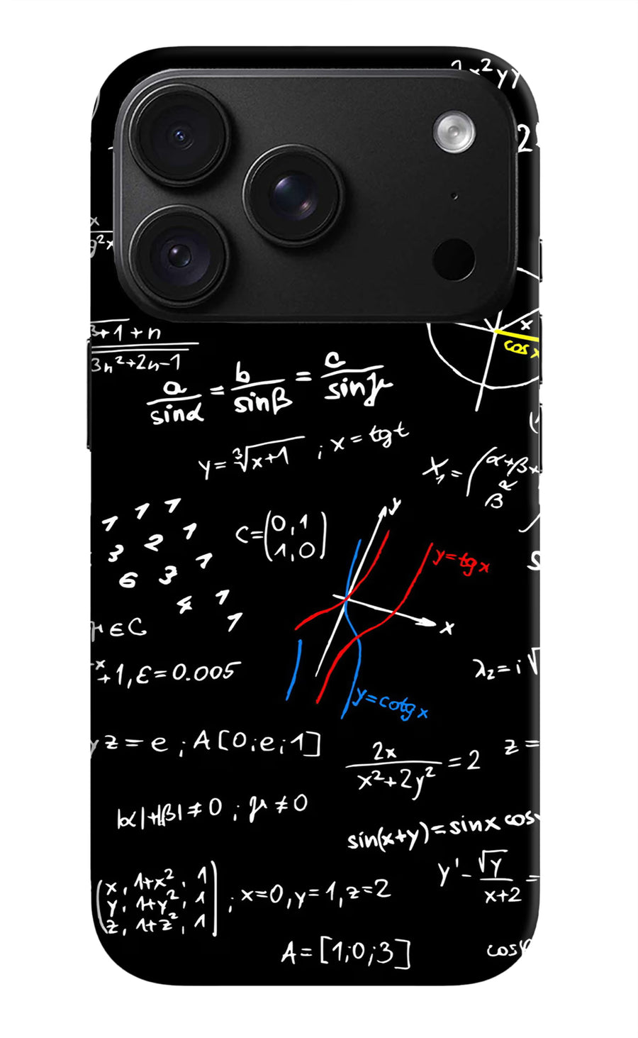 Mathematics Formula iPhone 18 Pro Back Cover, Hard case