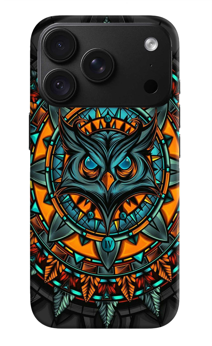 Angry Owl Art iPhone 18 Pro Back Cover, Hard case