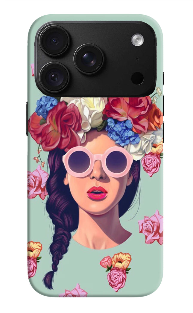 Pretty Girl iPhone 18 Pro Hard Case Back Cover by Casekaro