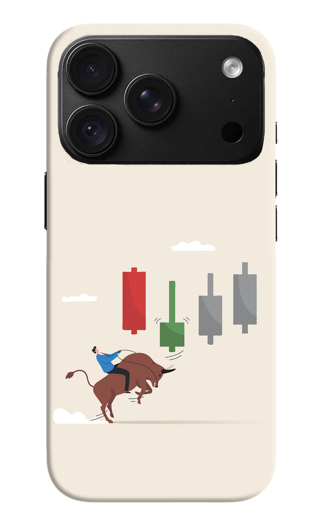 Bull Trading Momentum iPhone 18 Pro Hard Case Back Cover by Casekaro