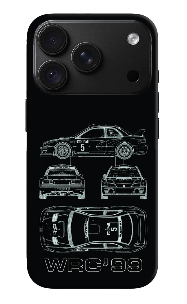 WRC'99 iPhone 18 Pro Hard Case Back Cover by Casekaro