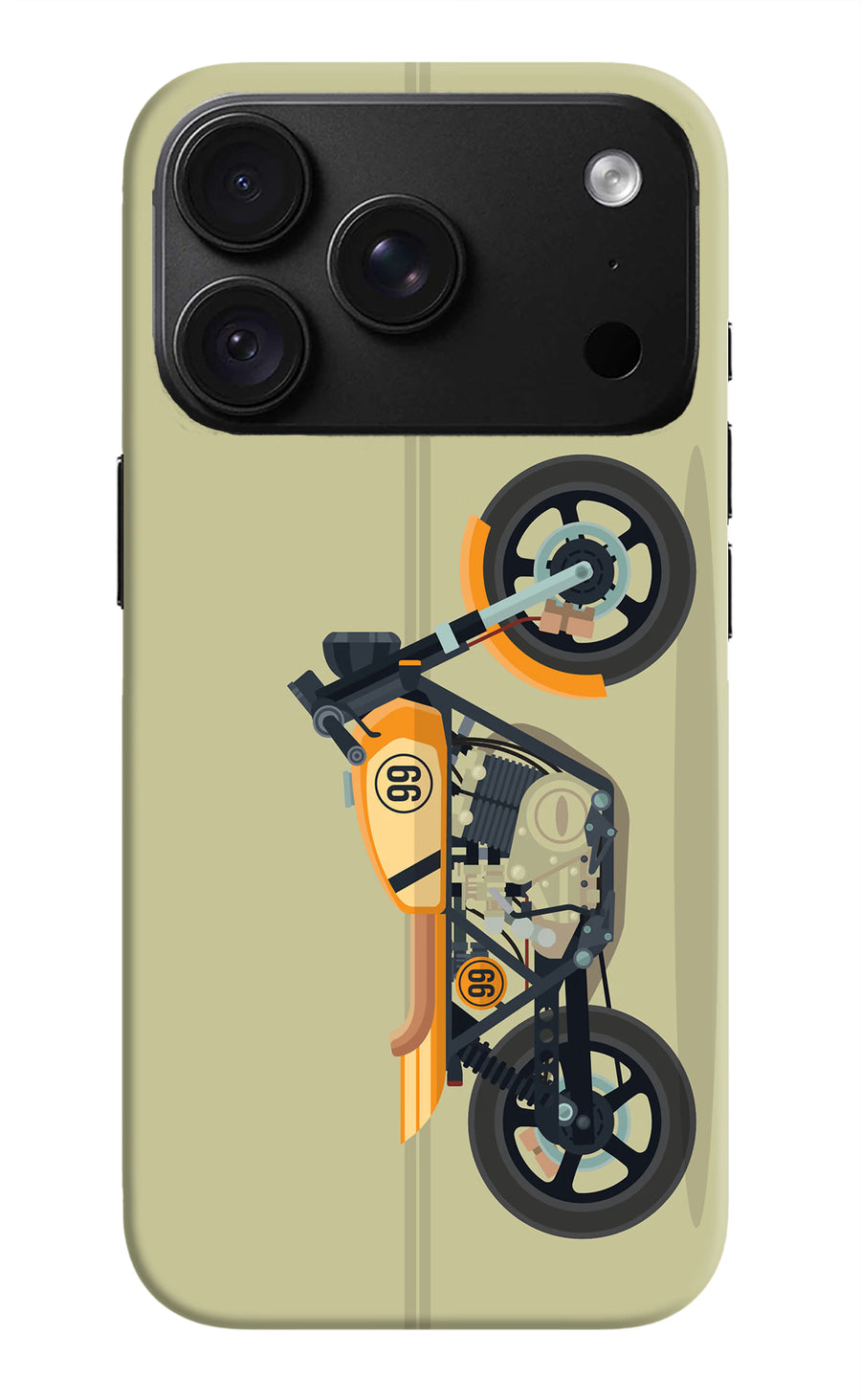 Vertical Speedster iPhone 18 Pro Back Cover, Hard case