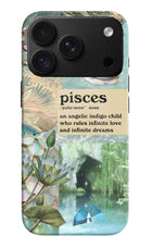 Pisces Zodiac iPhone 18 Pro Hard Case Back Cover by Casekaro