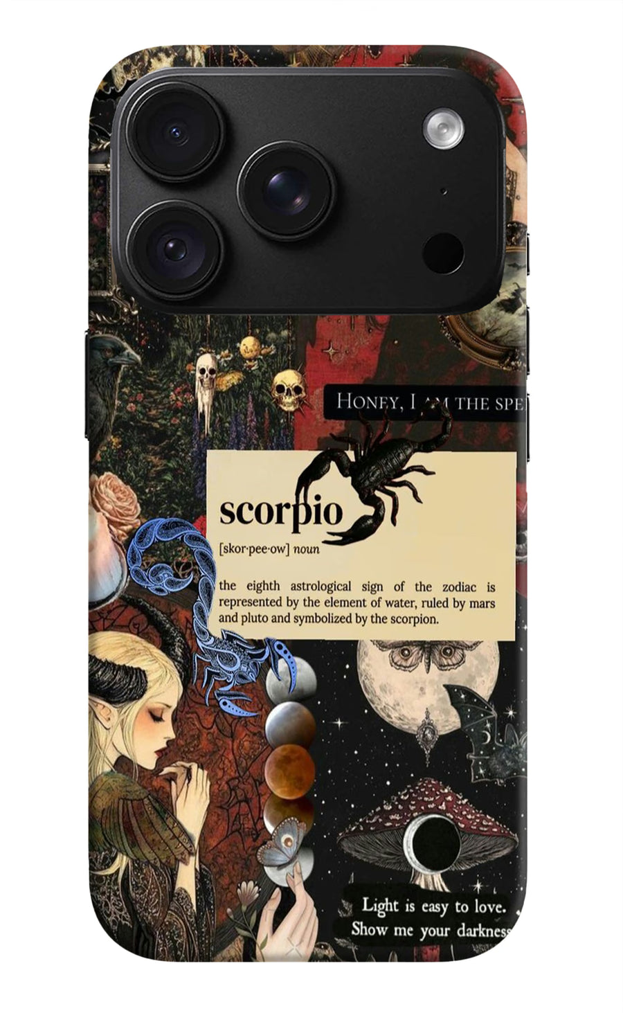 Scorpio Zodiac iPhone 18 Pro Back Cover, Hard case