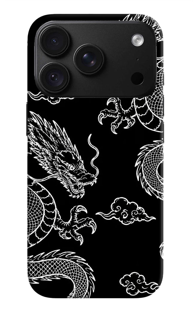 Twin Dragons iPhone 18 Pro Back Cover