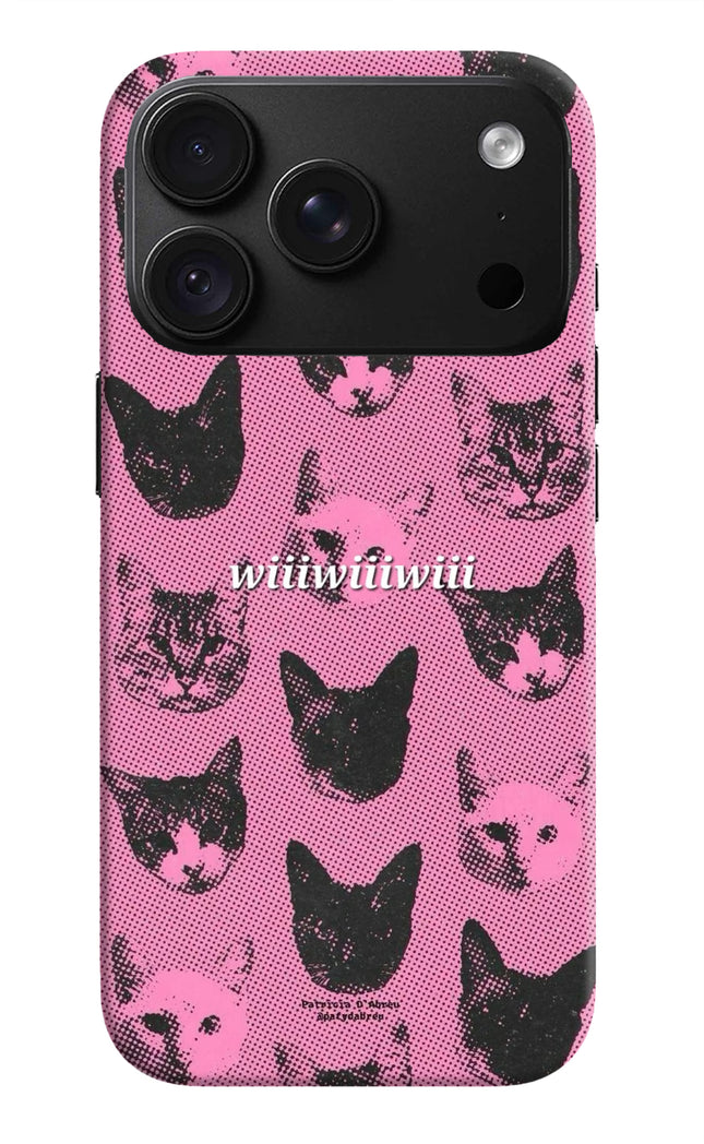 Pink Cats iPhone 18 Pro Back Cover