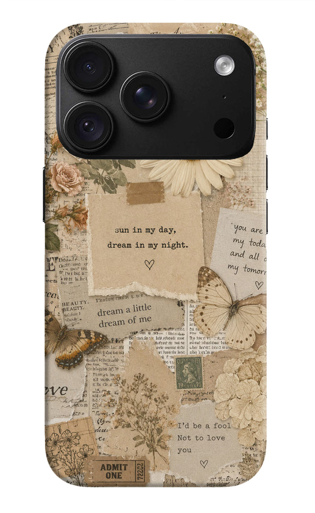 Vintage case iPhone 18 Pro Back Cover