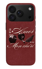 Velvet Cherry iPhone 18 Pro Hard Case Back Cover by Casekaro