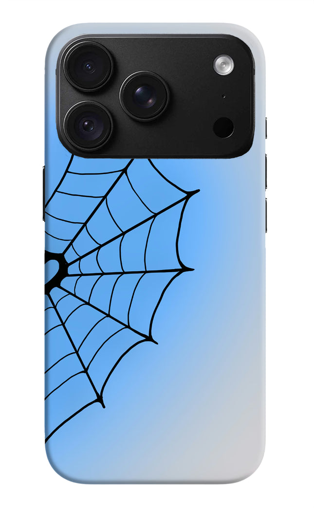 Blue Web iPhone 18 Pro Back Cover