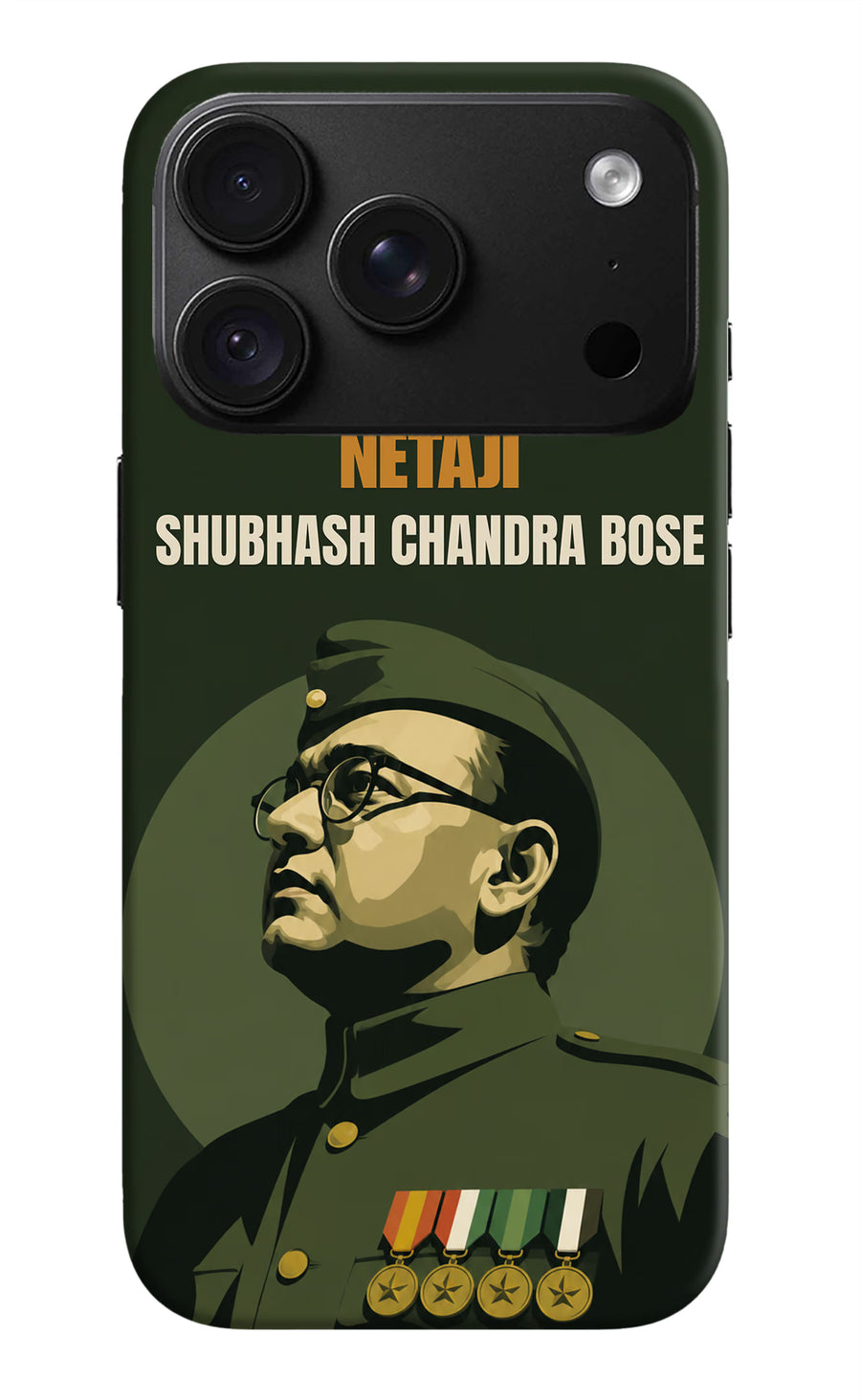 Netaji Legacy iPhone 18 Pro Back Cover, Hard case