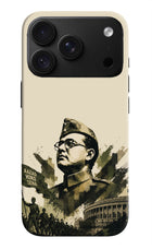 Netaji Rising iPhone 18 Pro Hard Case Back Cover by Casekaro