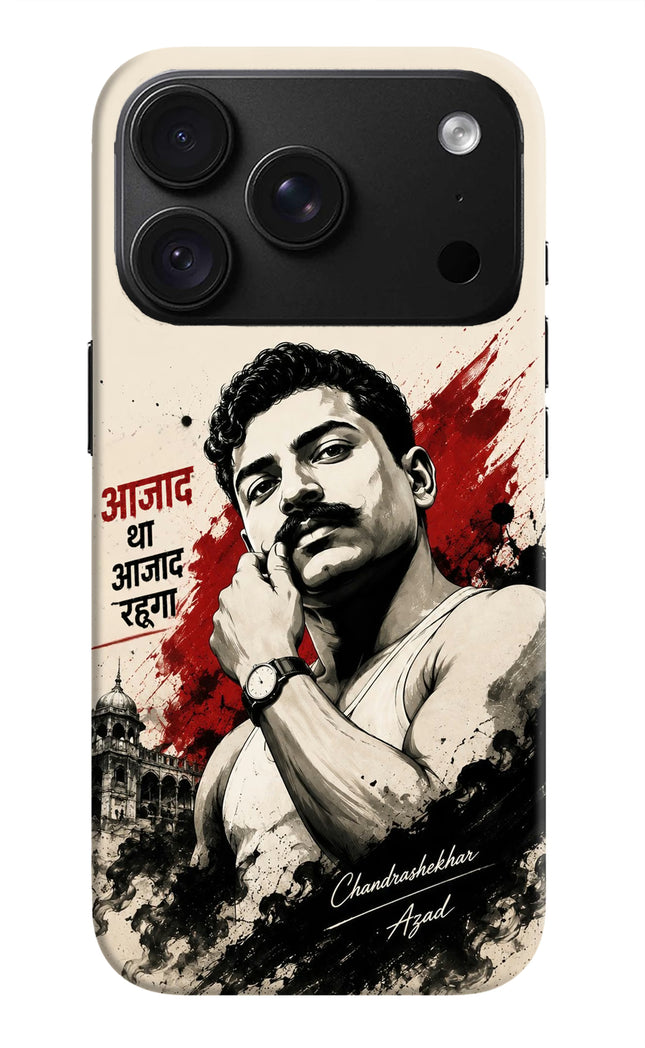 Chandrashekhar Azad Fearless iPhone 18 Pro Back Cover