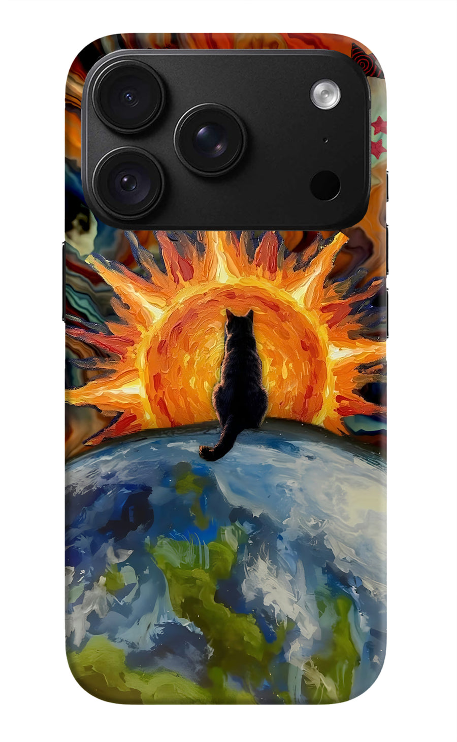 Pop Cat iPhone 18 Pro Back Cover, Hard case