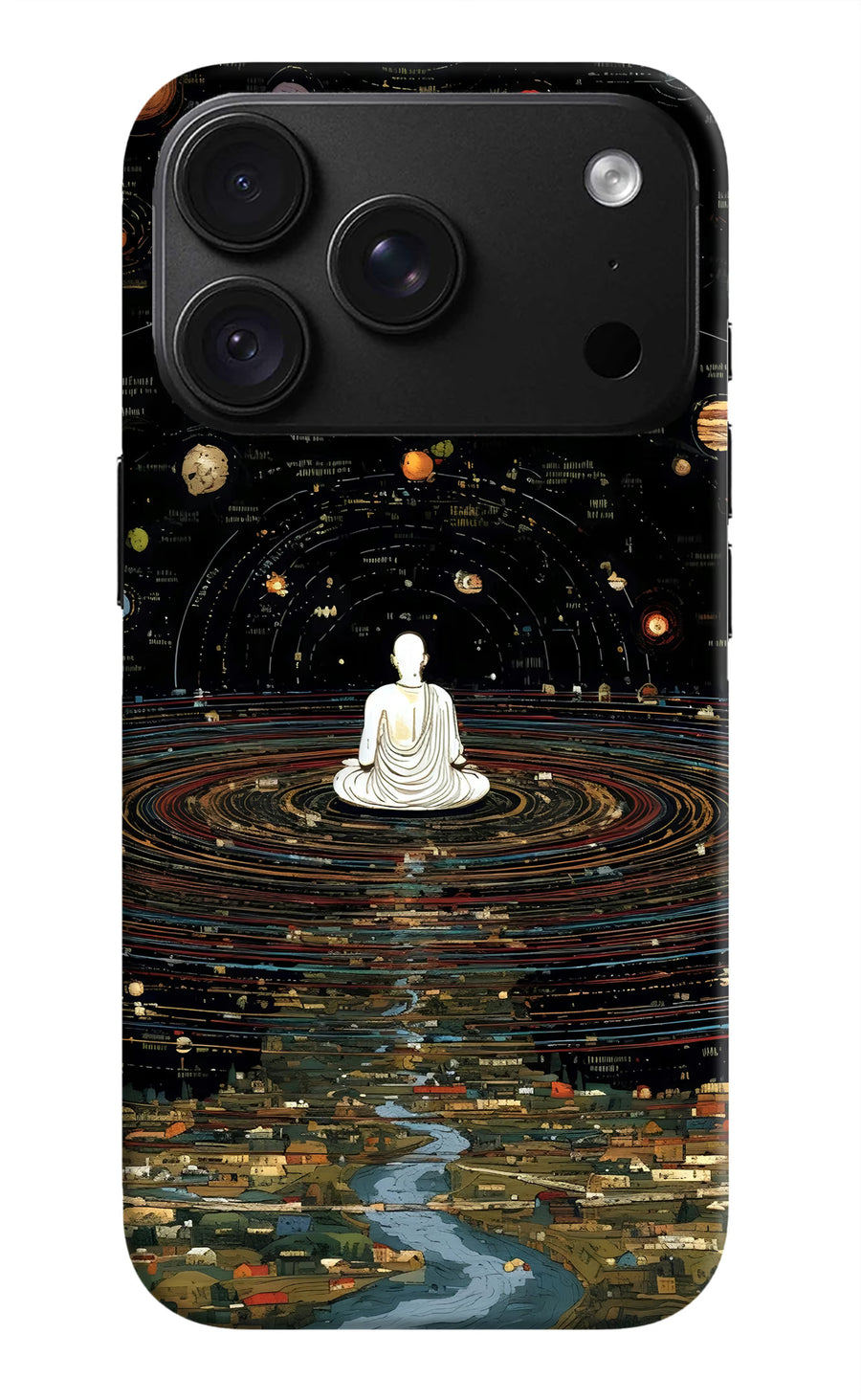 Space Monk iPhone 18 Pro Back Cover, Hard case
