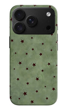 Green Stars iPhone 18 Pro Back Cover