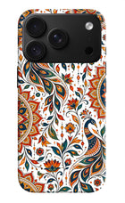 White Mayura iPhone 18 Pro Back Cover