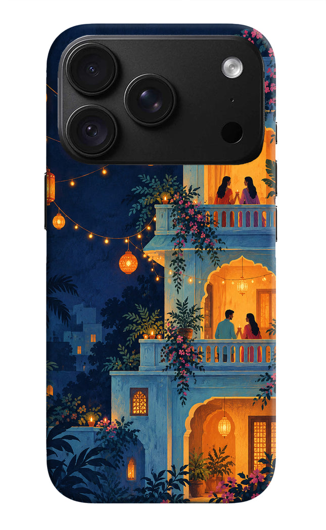 Balcony Glow iPhone 18 Pro Hard Case Back Cover by Casekaro