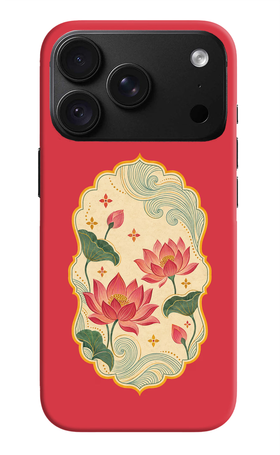Pink Lotus iPhone 18 Pro Back Cover, Hard case