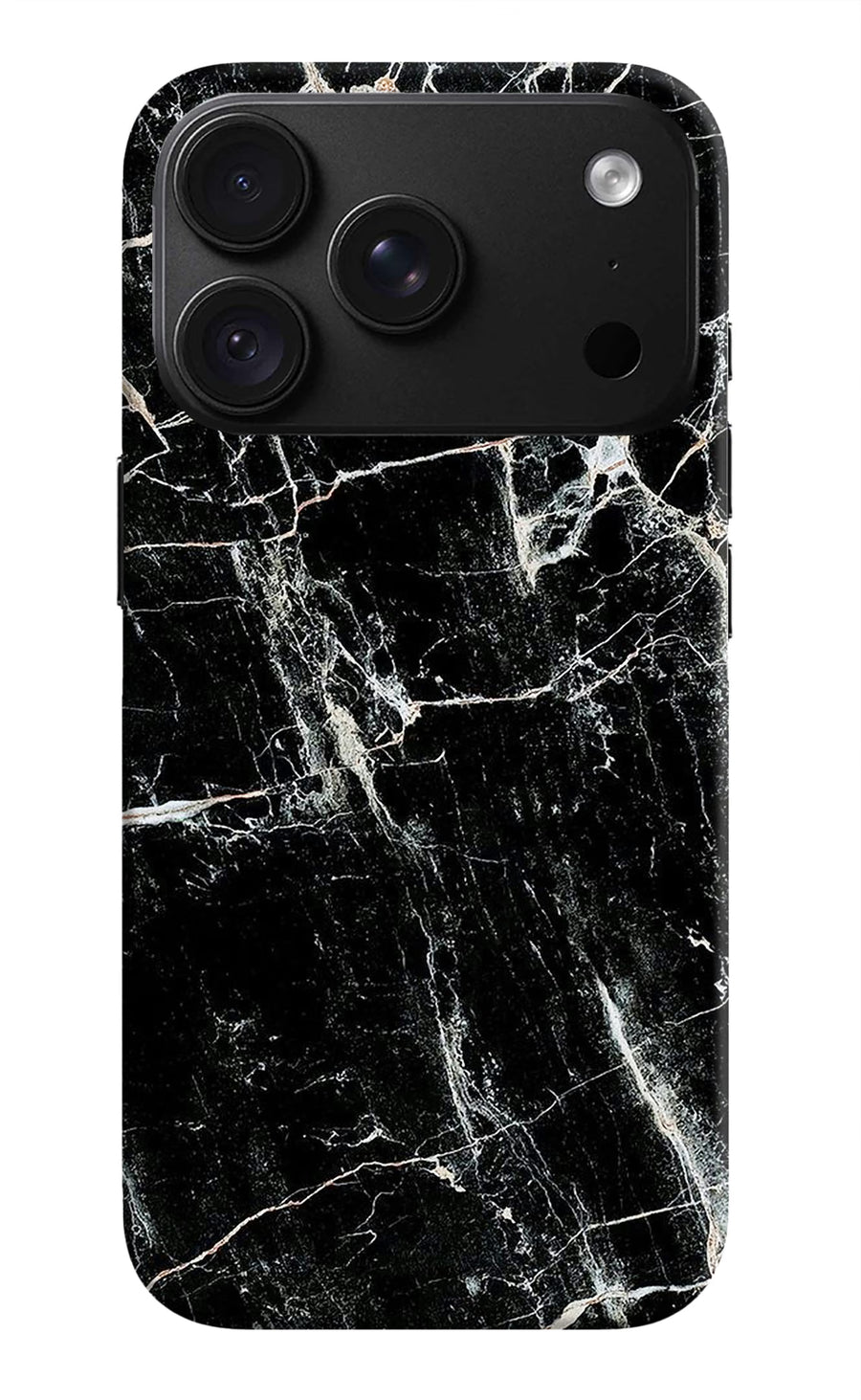 Black Marble Texture iPhone 18 Pro Max Back Cover, Hard case