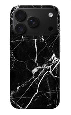 Black Marble Pattern iPhone 18 Pro Max Back Cover