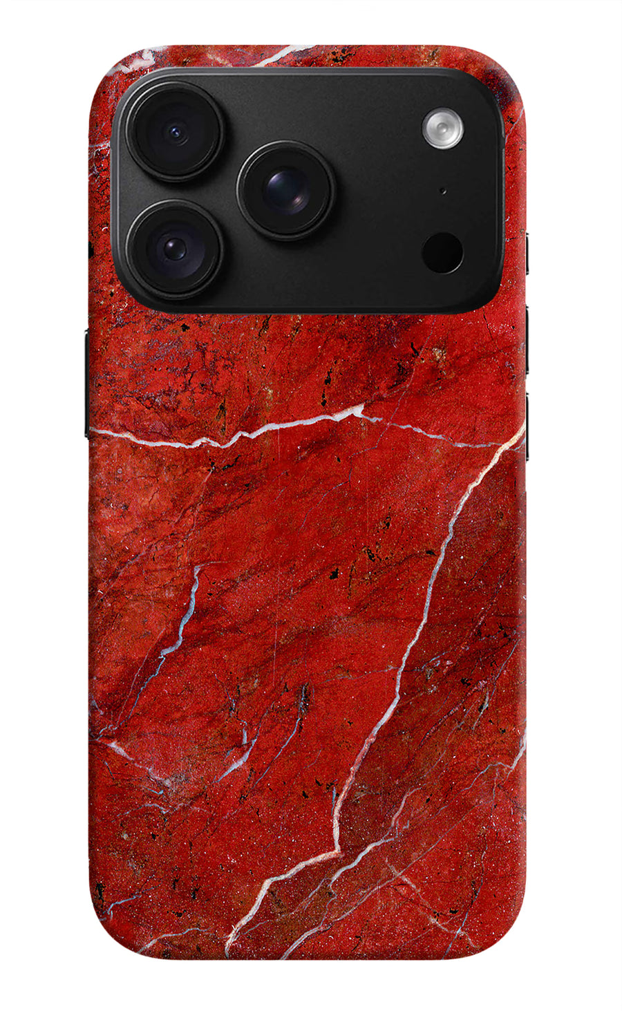 Red Marble Design iPhone 18 Pro Max Back Cover, Hard case