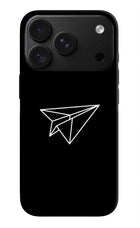 Paper Plane White iPhone 18 Pro Max Back Cover