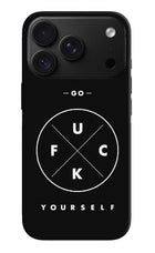 Go Fuck Yourself iPhone 18 Pro Max Hard Case Back Cover by Casekaro