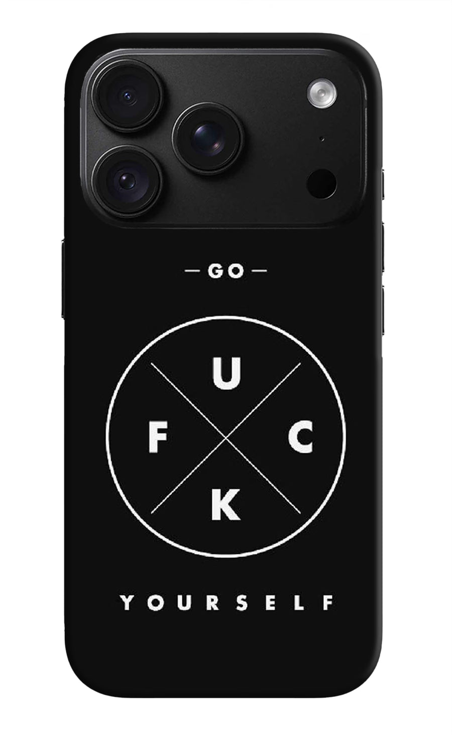 Go Fuck Yourself iPhone 18 Pro Max Back Cover, Hard case