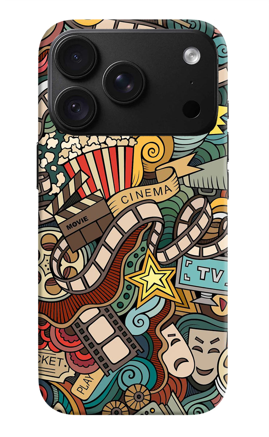 Cinema Abstract iPhone 18 Pro Max Back Cover, Hard case