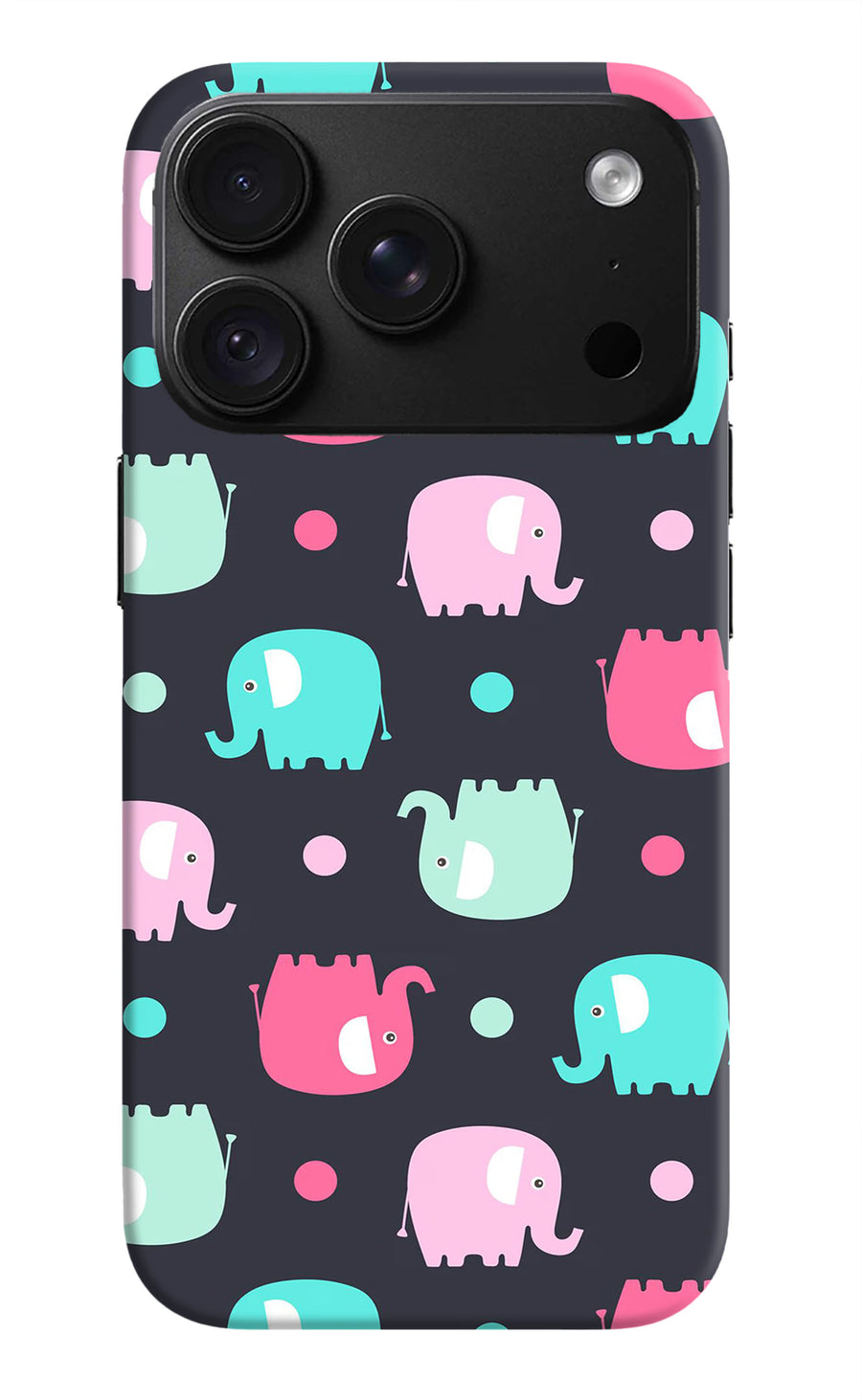 Elephants iPhone 18 Pro Max Back Cover, Hard case