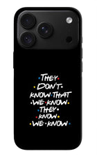 FRIENDS Dialogue iPhone 18 Pro Max Back Cover