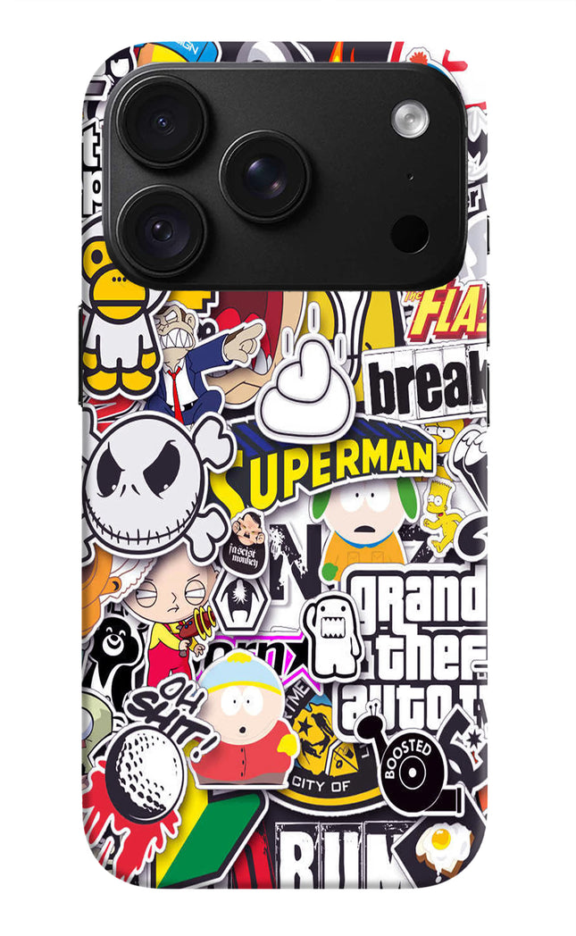 Sticker Bomb iPhone 18 Pro Max Back Cover