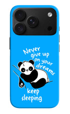 Keep Sleeping iPhone 18 Pro Max Back Cover