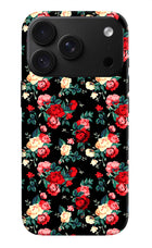 Rose Pattern iPhone 18 Pro Max Back Cover