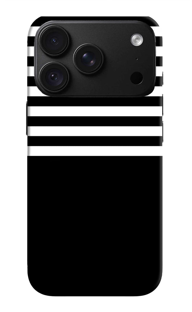 Black and White Print iPhone 18 Pro Max Back Cover