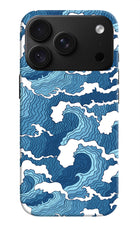 Blue Waves iPhone 18 Pro Max Back Cover