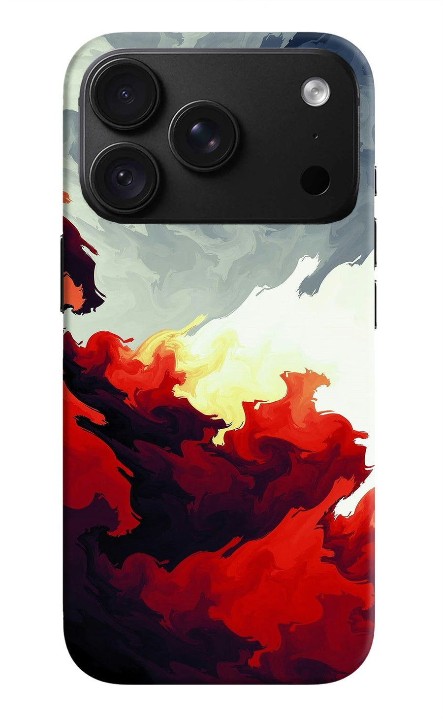 Fire Cloud iPhone 18 Pro Max Back Cover, Hard case