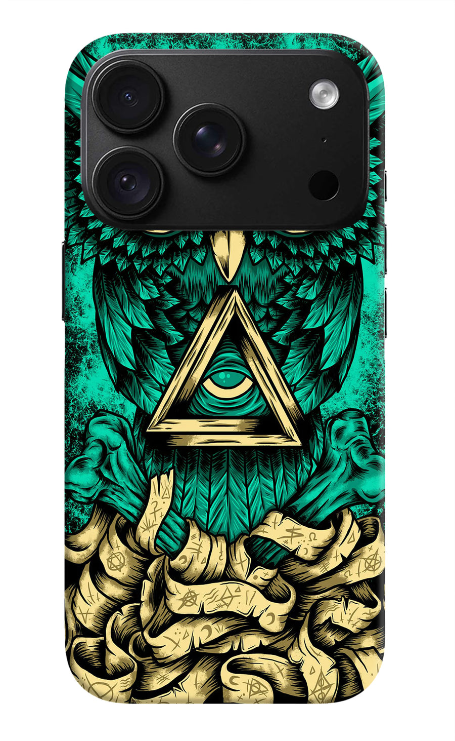 Green Owl iPhone 18 Pro Max Back Cover, Hard case