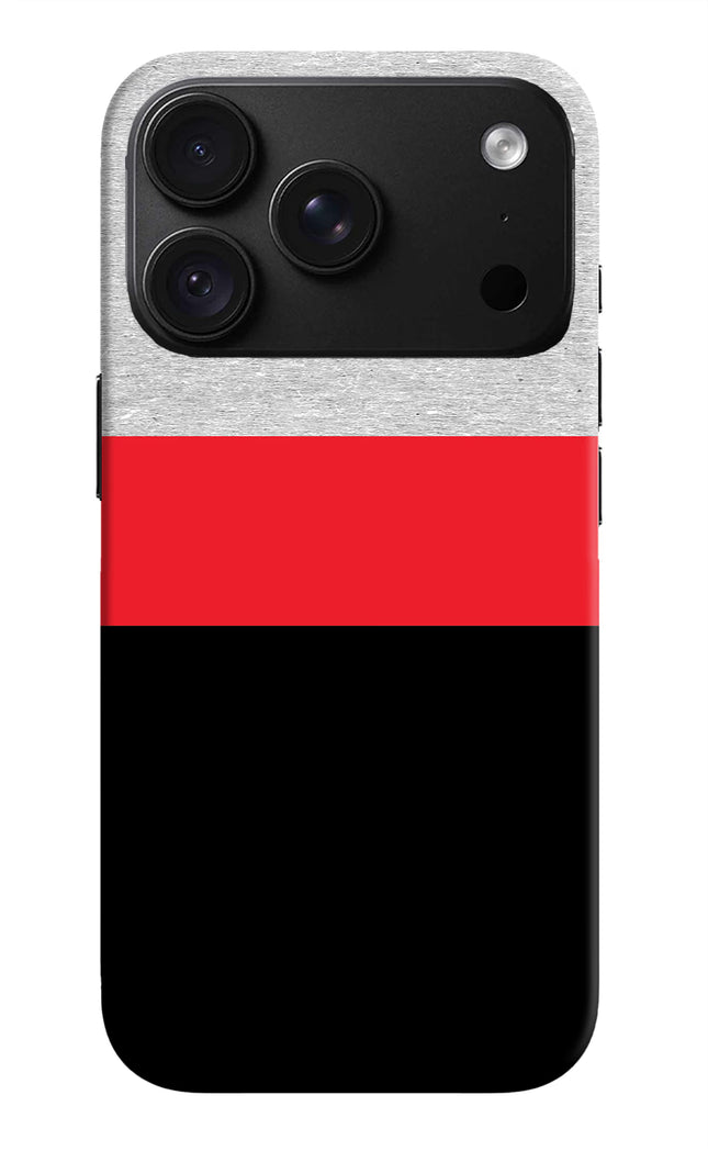 Tri Color Pattern iPhone 18 Pro Max Back Cover
