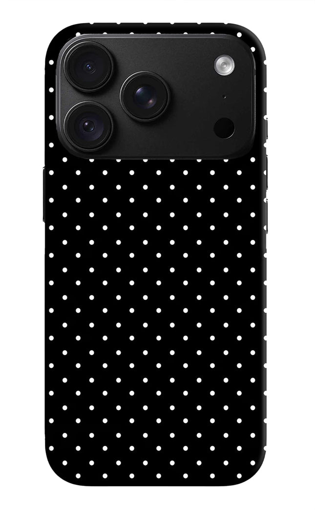 White Dots iPhone 18 Pro Max Back Cover