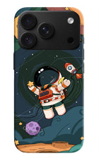 Cartoon Astronaut iPhone 18 Pro Max Back Cover