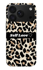 Leopard Print Self Love iPhone 18 Pro Max Back Cover