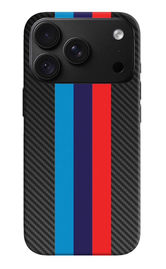 BMW Stripes Pattern iPhone 18 Pro Max Back Cover
