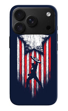 Captain America Marvel Art iPhone 18 Pro Max Hard Case Back Cover by Casekaro