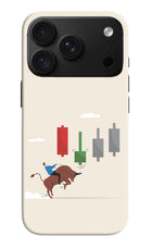 Bull Trading Momentum iPhone 18 Pro Max Hard Case Back Cover by Casekaro